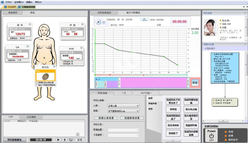 高智能数字化妇产科技能训练系统(3G无线版)