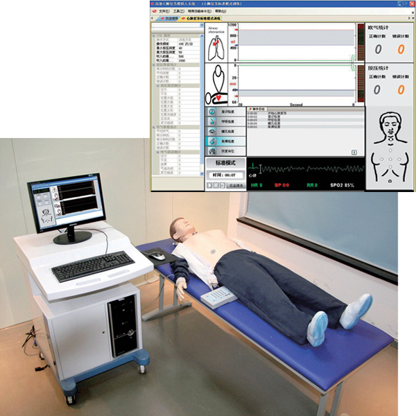 GD/BLS700+高级心肺复苏、AED除颤及创伤模拟人