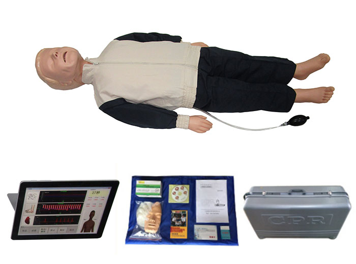 无线版高级儿童心肺复苏模拟人(平板电脑控制)